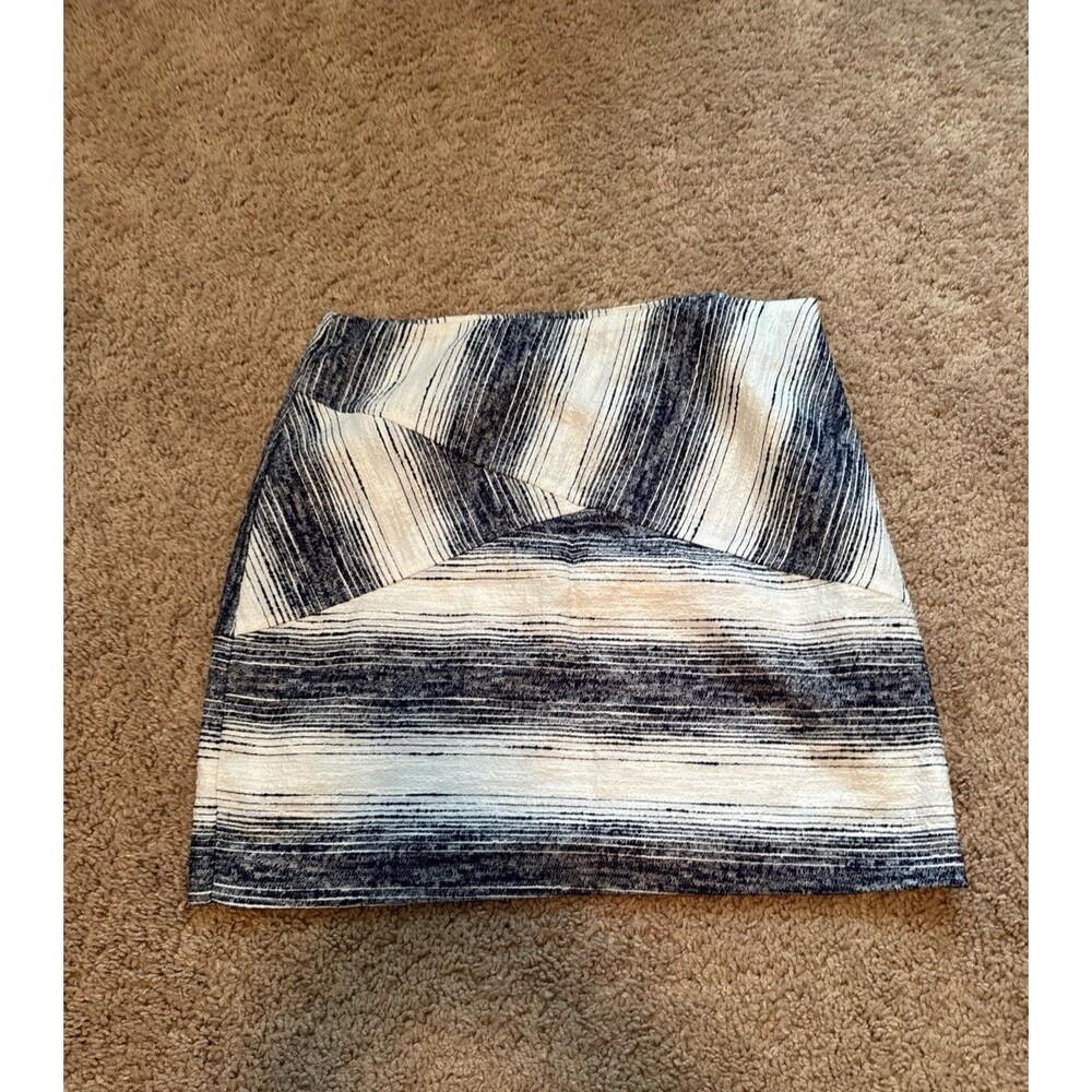 JGA Los Angeles Miniskirt – Blue & White, Size Large (Fits Like Small)